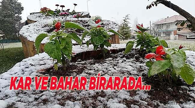 KAR VE BAHAR BİR ARADA …