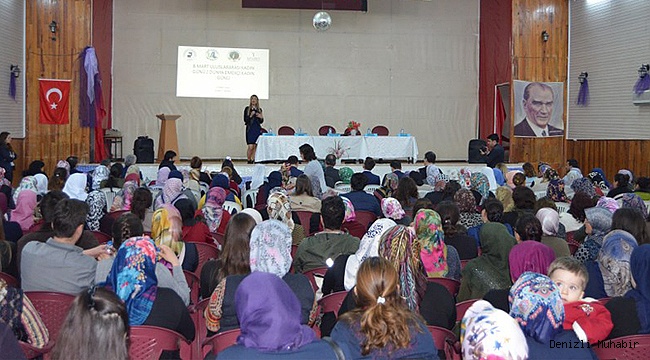 KIRSALDAKİ KADINA DESTEK VE HAKLARI ANLATILDI