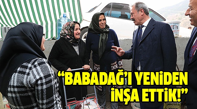 MİLLETVEKİLİ TİN BABADAĞLILARLA BULUŞTU