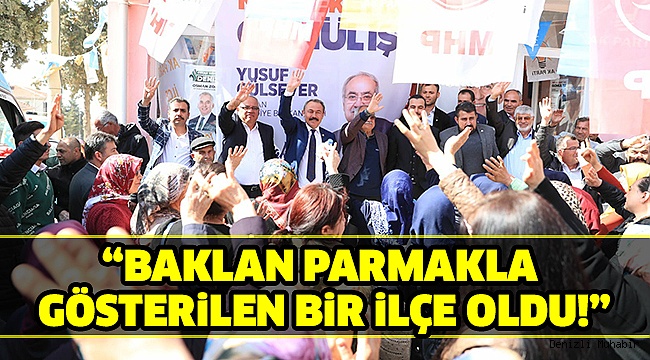 MİLLETVEKİLİ TİN’E BAKLAN DA SEVGİ SELİ