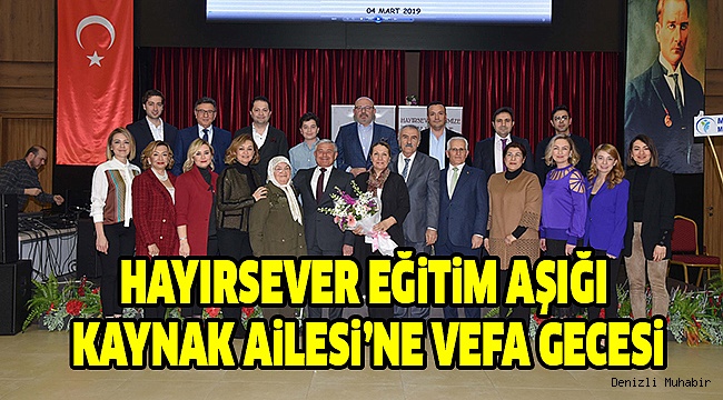 MİLLİ EĞİTİM KAYNAK AİLESİ'Nİ ONURLANDIRDI
