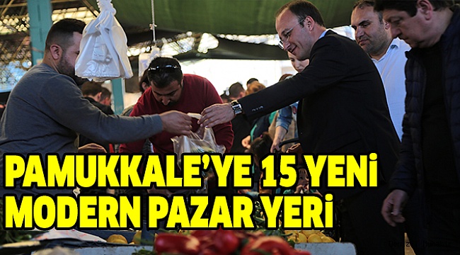 ÖRKİ PAZAR ESNAFINA SÖZ VERDİ