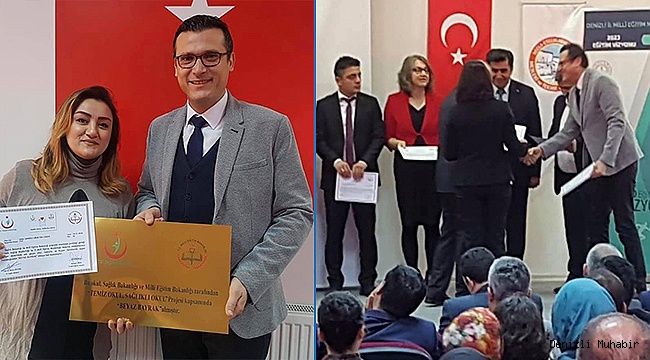 ÖZEL DENİZLİ UĞUR OKULLARI BEYAZ BAYRAĞINI ALDI