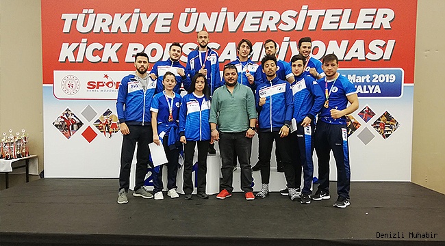 PAÜ’LÜ KİCKBOKSÇULAR  6 MADALYA İLE DÖNDÜ