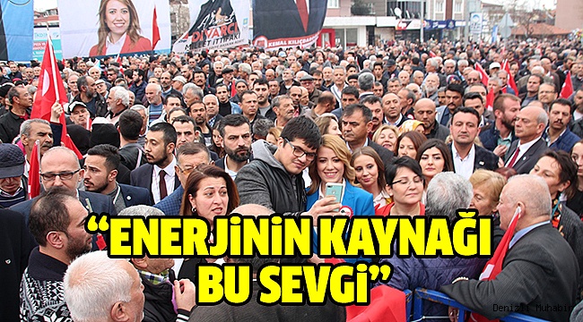 ŞENİZ DOĞAN’A SEVGİ SELİ