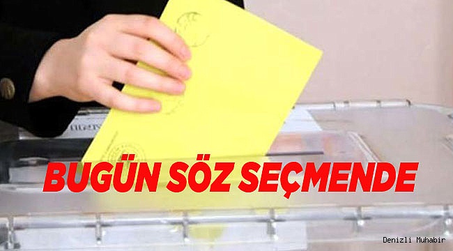 ŞİMDİ SÖZ SEÇMENDE