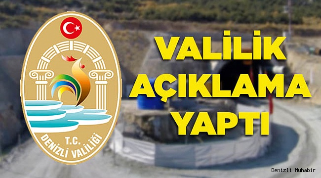 Valilik açıklama yaptı