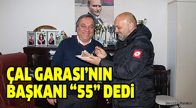 YAŞ GÜNÜNDE BAŞKANA ŞAMPİYONLUK SÖZÜ