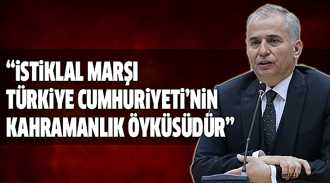 ZOLAN’DAN İSTİKLAL MARŞI’NIN 98.YILI MESAJI