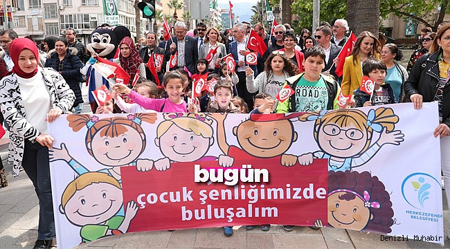 23 NİSAN COŞKUSU YÜRÜYÜŞLE BAŞLADI