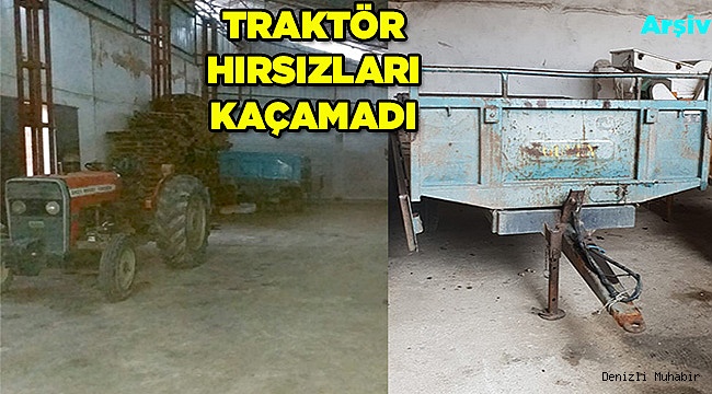 6 Traktör hırsızı uyuşturucuyla yakalandı