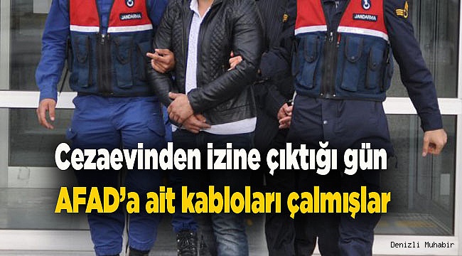 Açık cezaevinden izne çıktığı gün hırsızlık yapmış