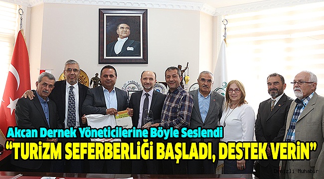 Akcan Dernek Başkanlarını Ağırladı