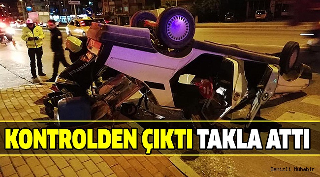 ANTALYA YOLUNDA KORKUTAN KAZA