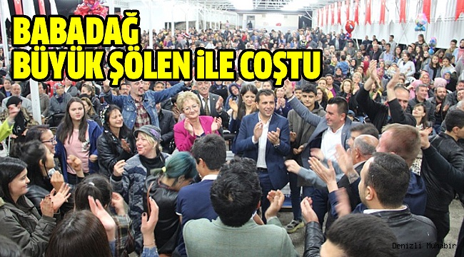 Babadağlılardan Şölene Yoğun İlgi