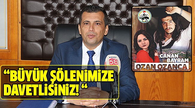 BAŞKAN ATLI’DAN KONSER’E DAVET