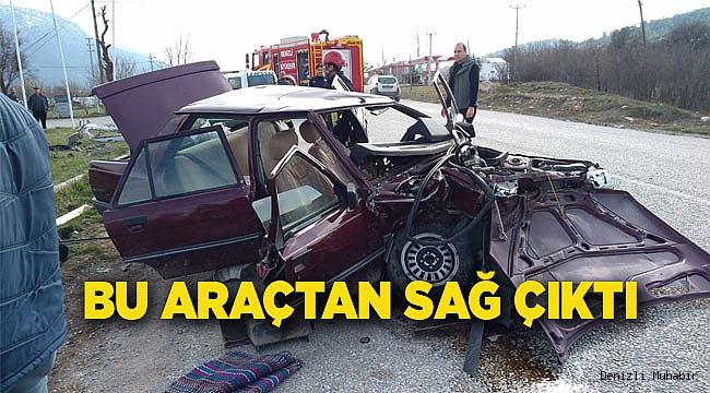 ÇAMELİ'DE TRAFİK KAZASI: 2 YARALI