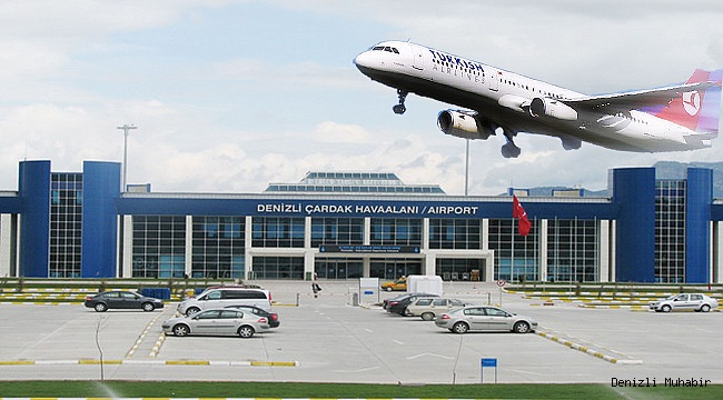 ÇARDAK HAVALİMANI’NDAN 59 BİN 700 YOLCU HİZMET ALDI
