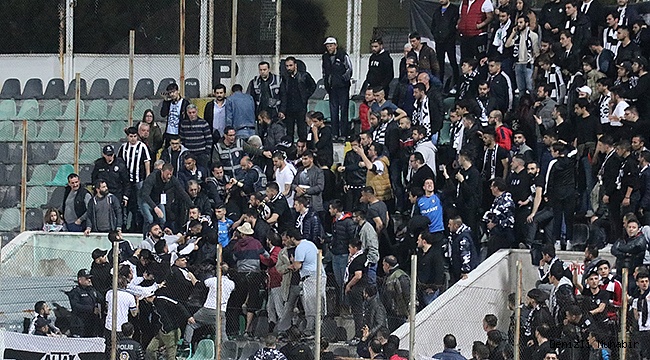 DENİZLİ ALTAY MAÇINDA OLAYLAR ÇIKTI