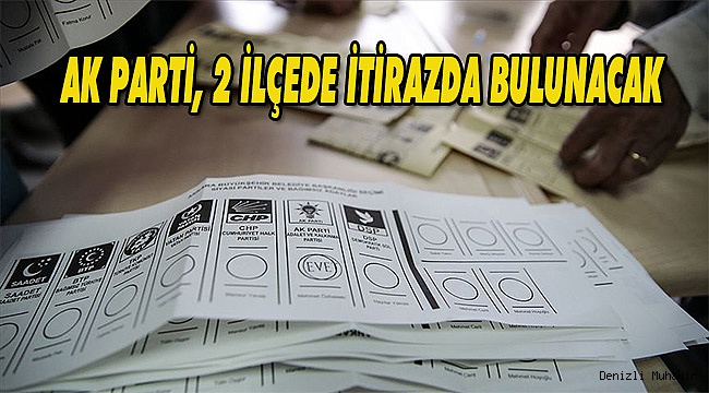 Denizli'de oyların tekrar sayımı tamamlandı