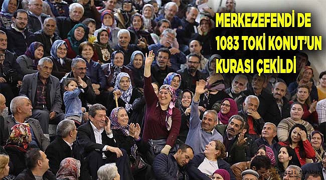 Denizli'de TOKİ sevinci