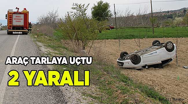 Denizli'de trafik kazası: 2 yaralı