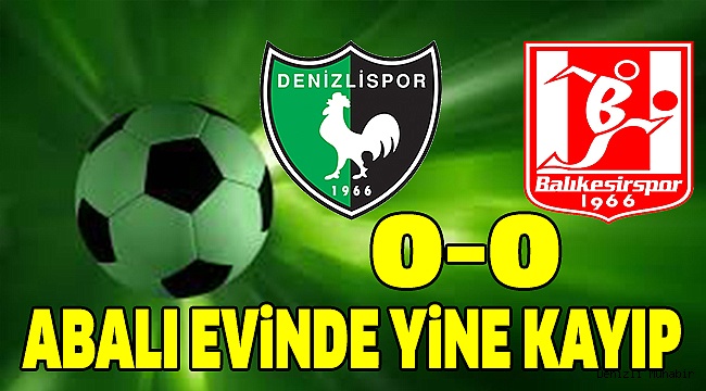 Denizlispor evinde kedi deplasmanda aslan