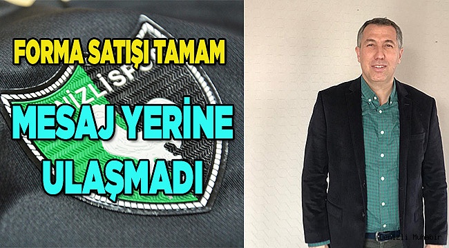 Denizlispor'un mesajı yerine ulaşmadı