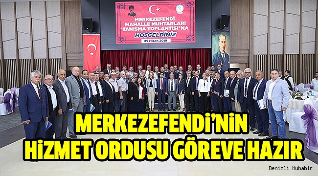 Doğan Merkezefendi Muhtarları İle Biraraya Geldi