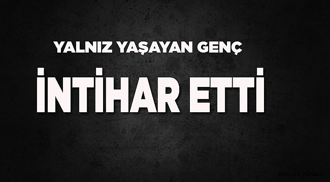 Evinde kendini astı