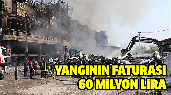 Fabrika yangınının  bilançosu belli oldu