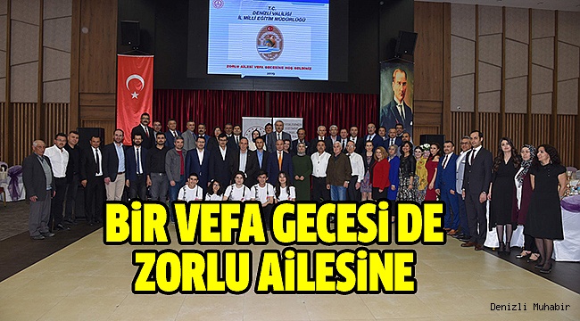 Hayırsever Zorlu Ailesine Vefa Gecesi Düzenlendi