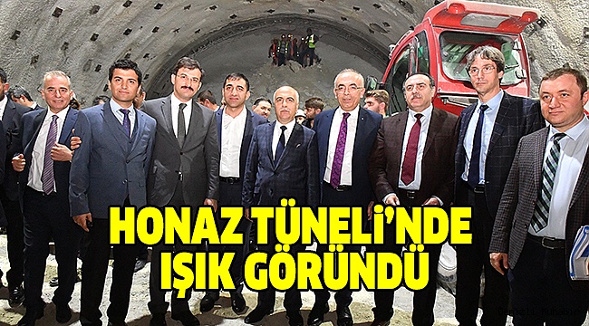 Honaz Tünelinde Anlamlı Tören