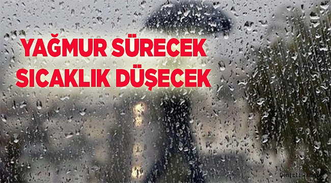 Şemsiyelerinizi yanınıza almayı unutmayın!