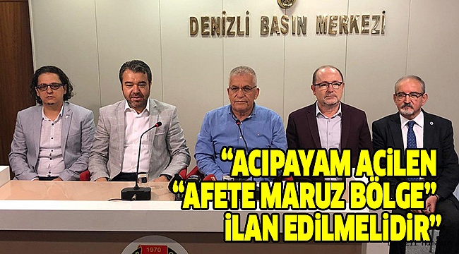 TMMOB Acıpayam'ı Masaya Yatırdı