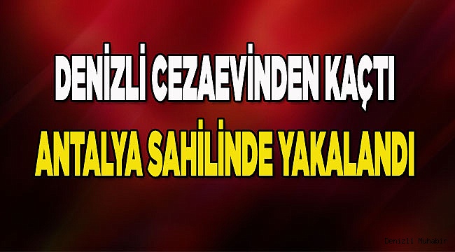 Yine kaçmaya çalıştı, başaramadı