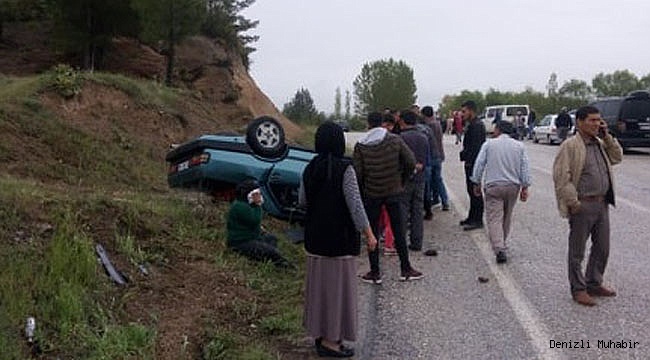 ACIPAYAM'DA KAZA: 4 YARALI