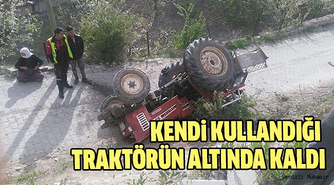 Acıpayam'da Traktör Kazası