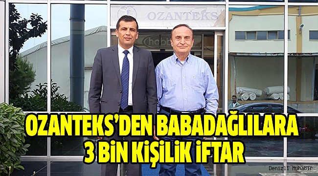 Babadağ'ın İftarına Ozanteks Sponsor Oldu