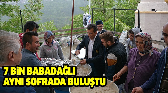 Babadağlılar Keşkek Hayrına Akın Etti
