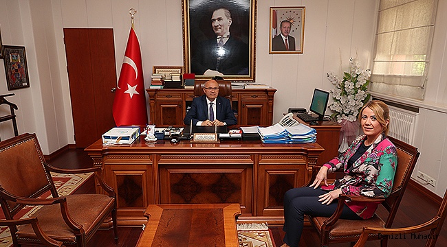 Başkan Doğan, Kaymakam Balcıoğlu’nu Ziyaret Etti