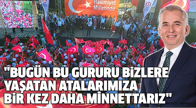 Başkan Zolan’dan Milli Mücadele Günü Mesajı