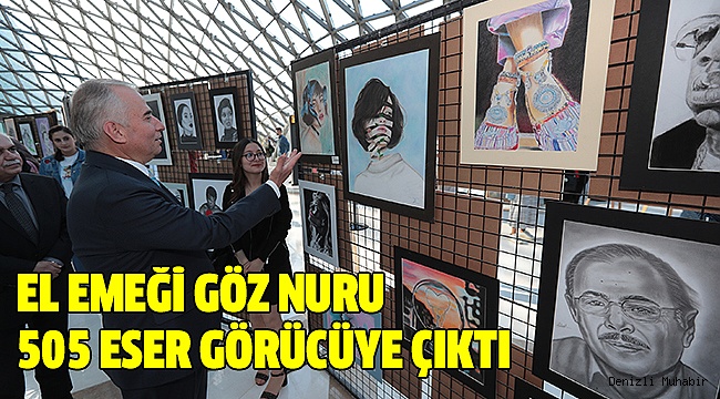 Büyükşehir Kursiyerlerinden Karma Resim Sergisi