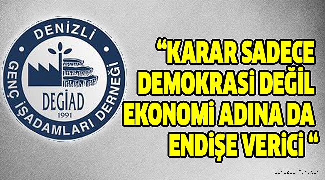 DEGİAD’dan YSK Kararına Tepki