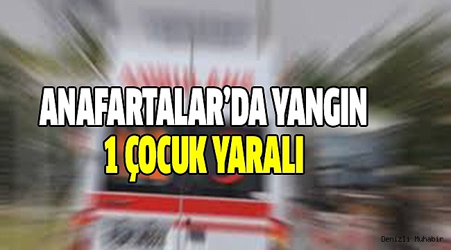 Denizli'de Korkutan Yangın