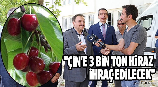 Eroğlu Kiraz Cenneti Honaz’da Üreticiyle Buluştu