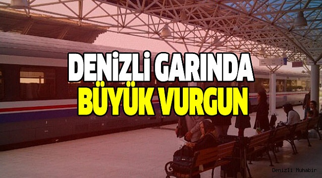Gar görevlisinden 37 bin TL'lik vurgun