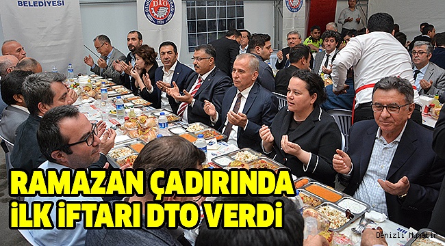 İftar Çadırının İlk Gün Sponsoru Yine DTO Oldu