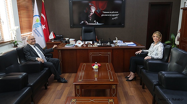 Kaymakam Balcıoğlu'ndan, Başkan Doğan’a Nezaket Ziyareti