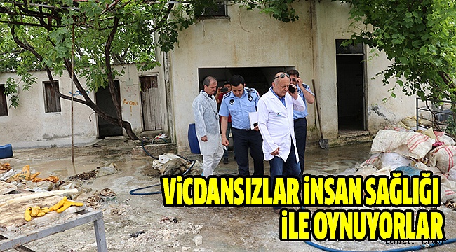 Koku Yayan Sakatat İşletmesine Baskın